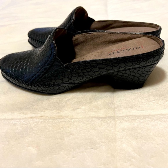 Rialto Vette Comfort Mule/Shoe Black Size 9 - Picture 3 of 8